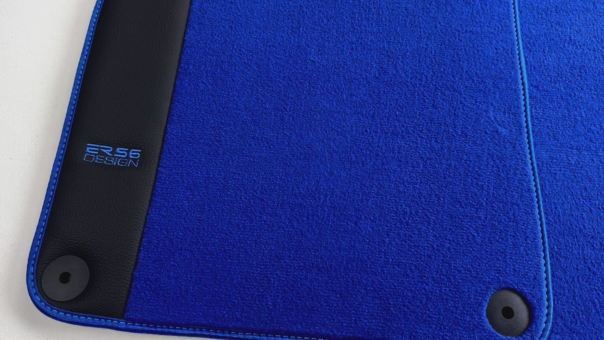 Alfombrillas Azul Claro para Porsche 986 Boxster (1996-2004) de Cuero - AutoWin