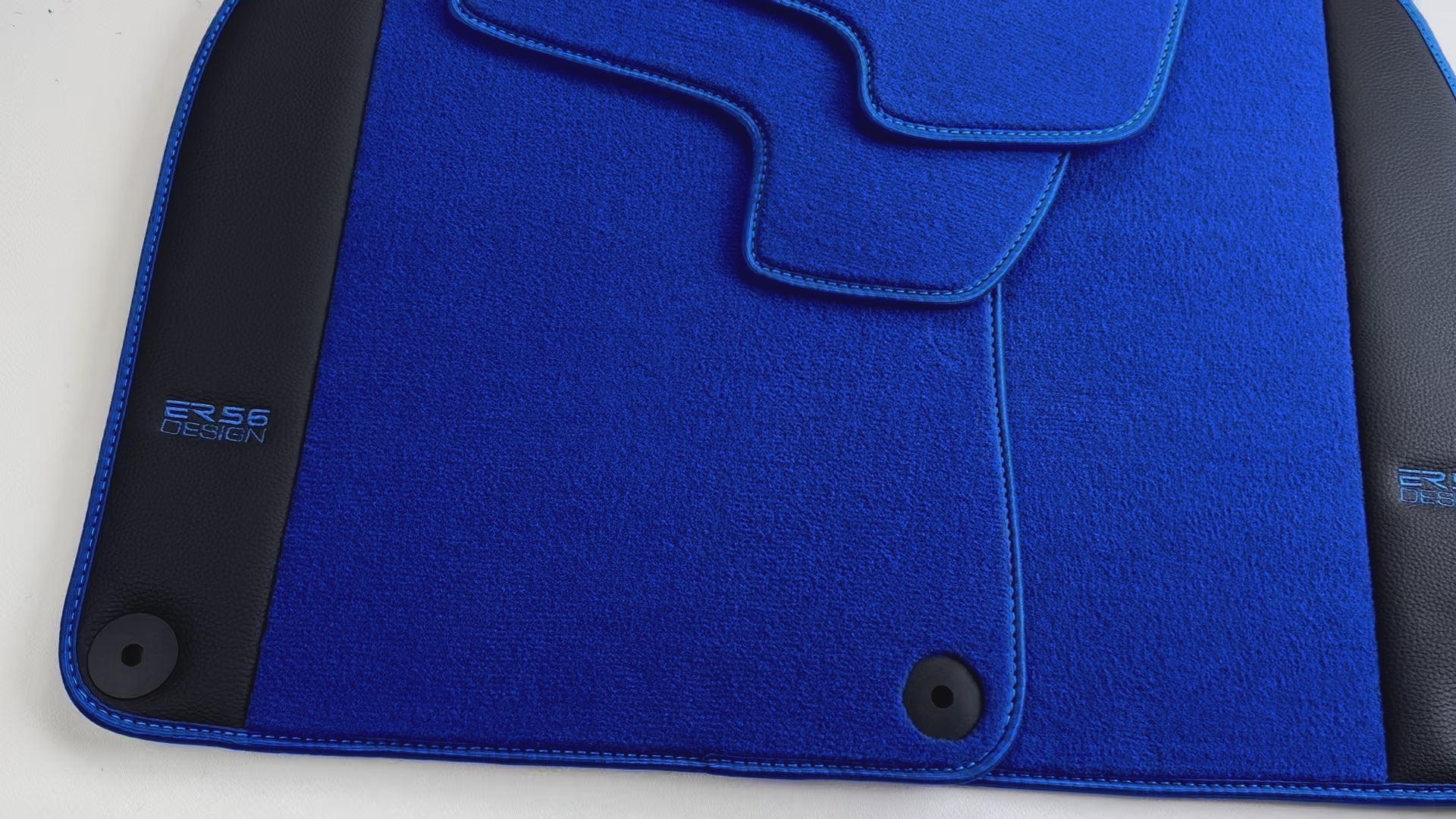 Alfombrillas de coche azul claro para Porsche 996 (1998-2004) de cuero - AutoWin