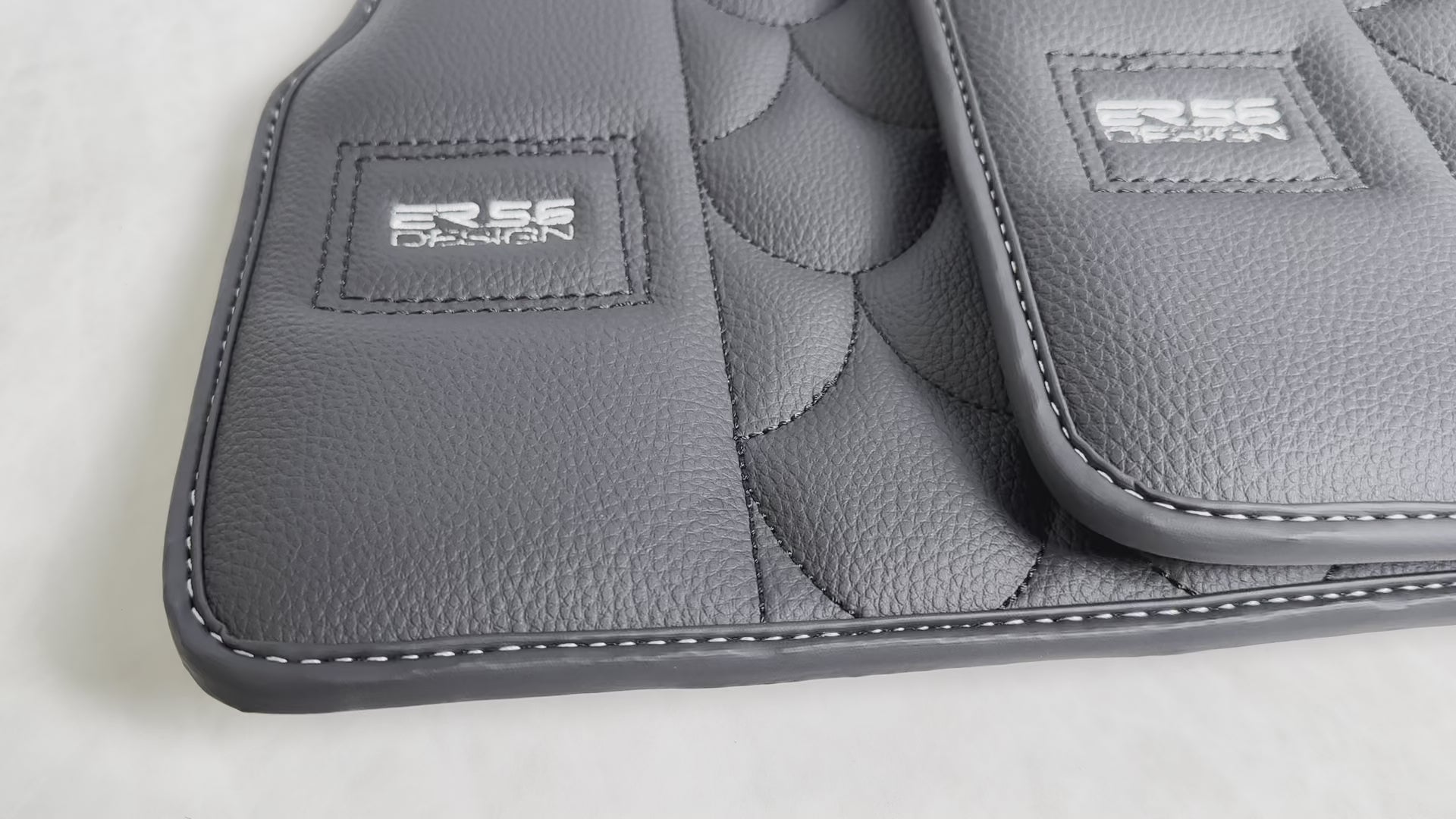 Tappetini in pelle nera per auto Mercedes-Benz G Class 2019-2022 W463 Design ER56 - ER56 Design