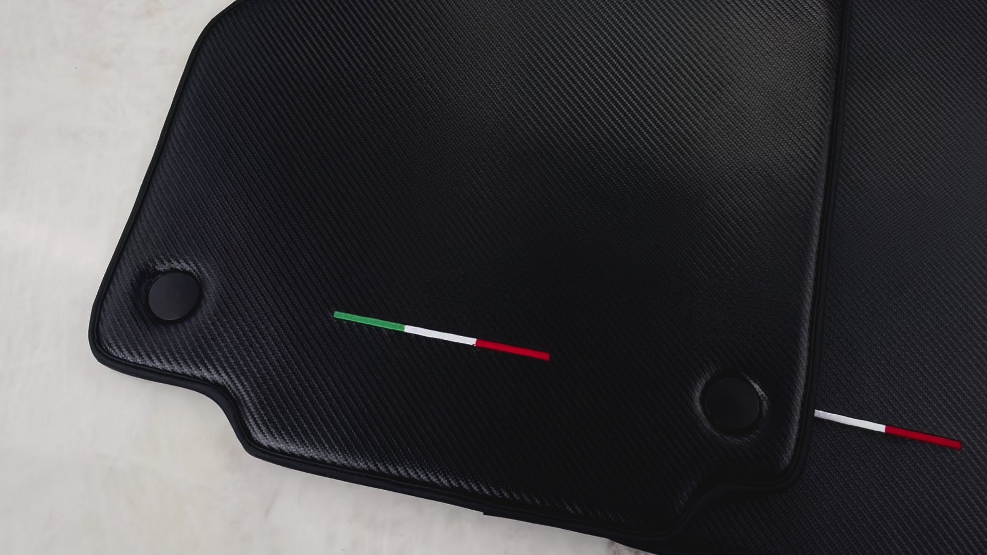 Alfombrillas para Ferrari 458 GT2 (2012-2015) de fibra de carbono y cuero edición italiana marca Autowin - AutoWin