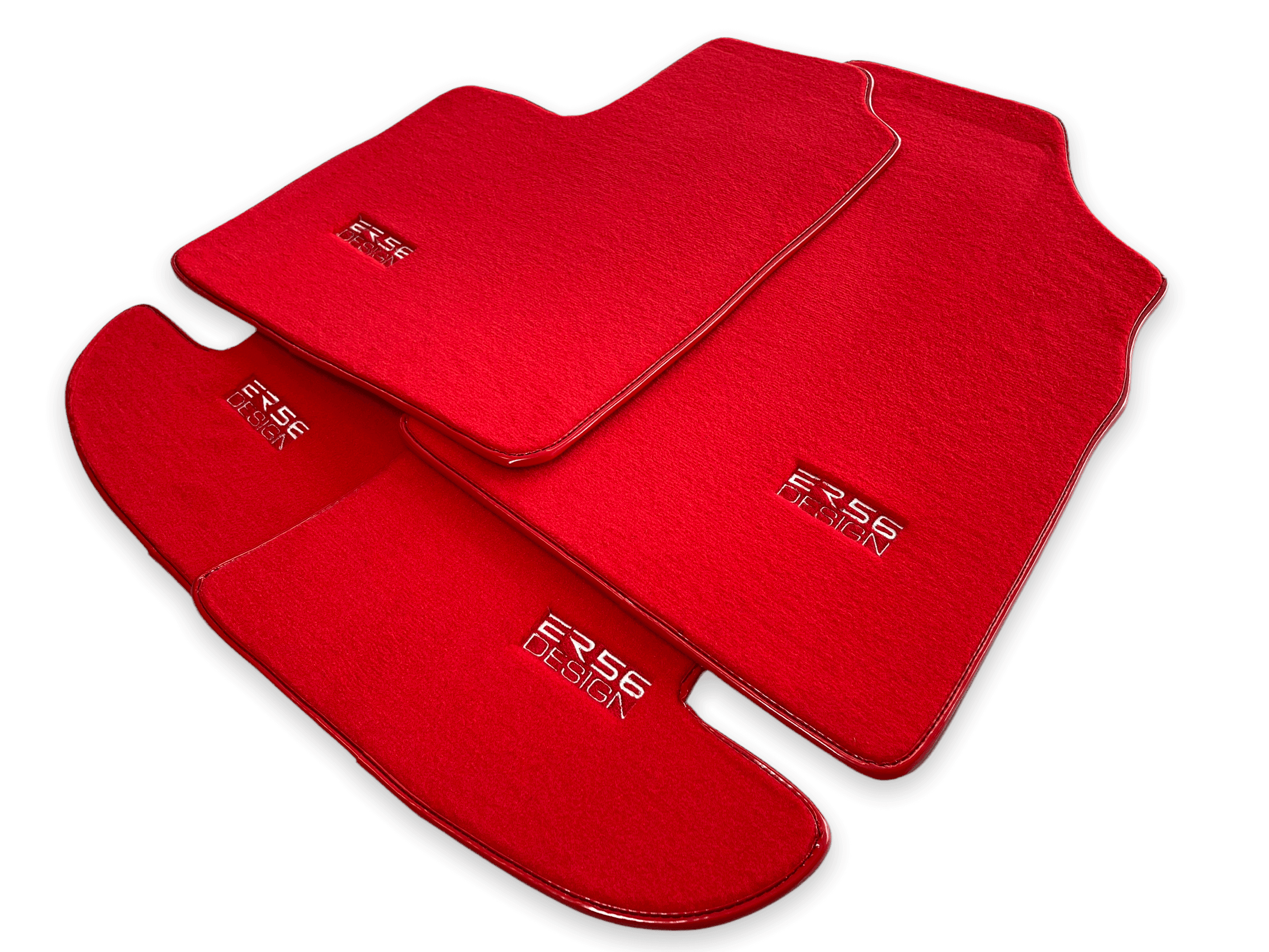 Red Floor Mats For Bentley Continental GTC (2011-2018) Er56 Design - AutoWin