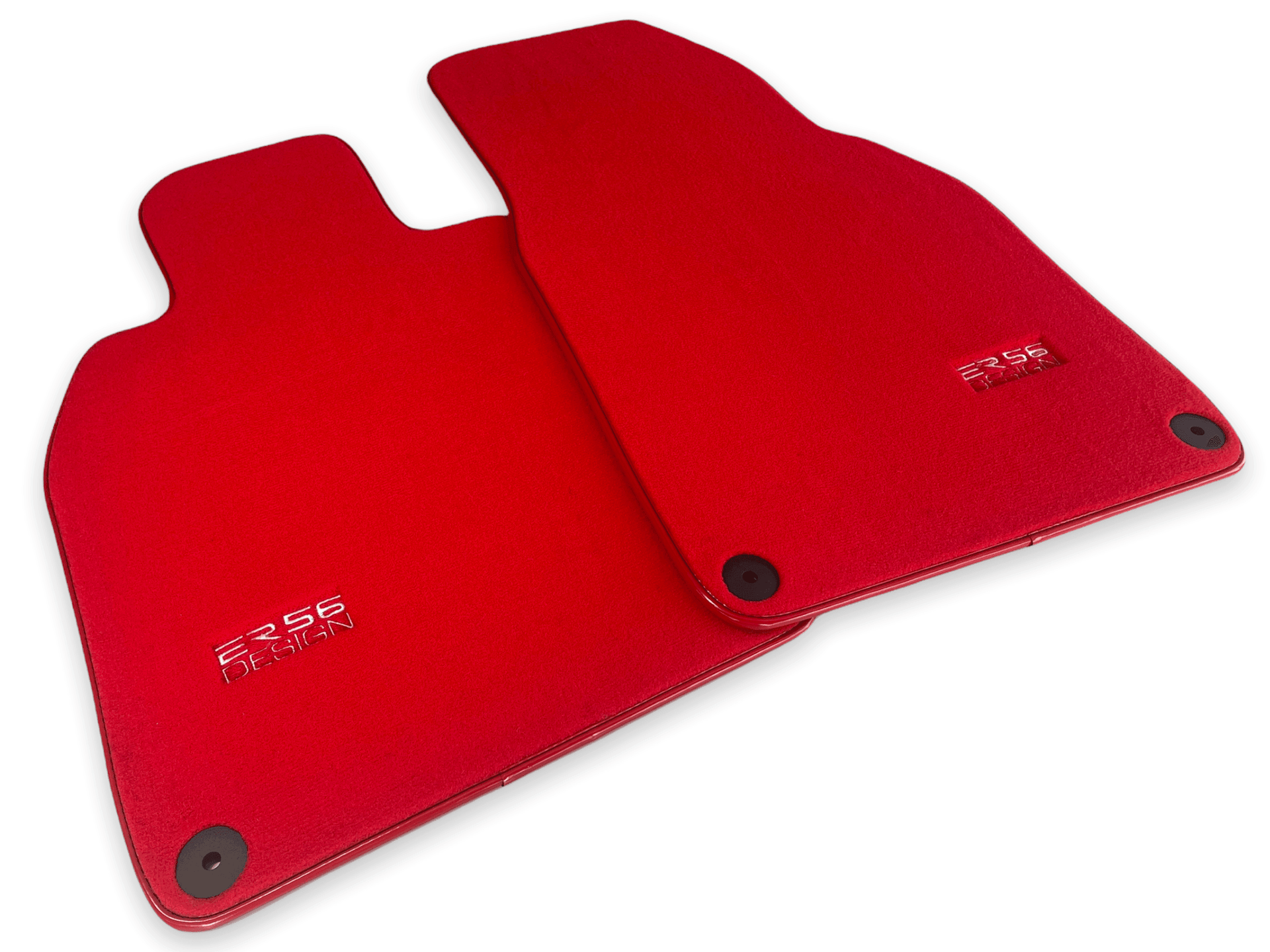 Red Floor Mats for Porsche Cayenne (2010-2018) | ER56 Design - AutoWin