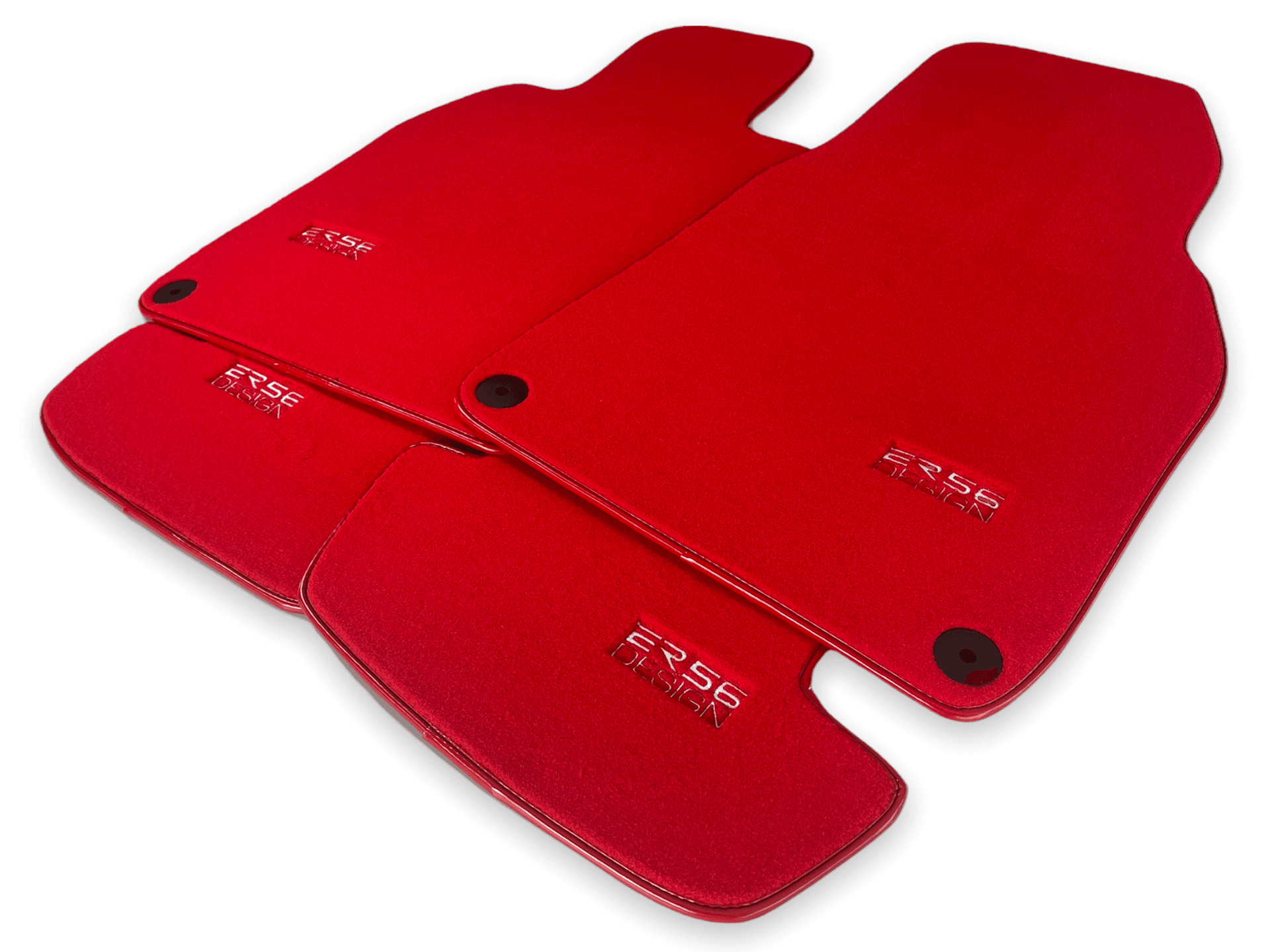 Red Floor Mats for Porsche Cayenne (2010-2018) | ER56 Design - AutoWin
