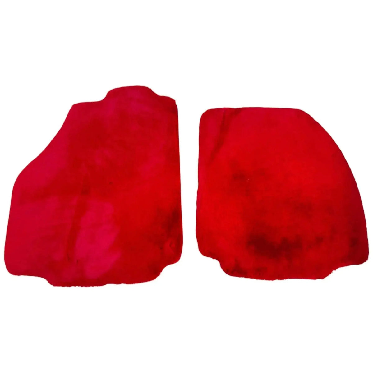 Red Sheepskin Floor Mats for Ferrari 458 GT2 (2012-2015)