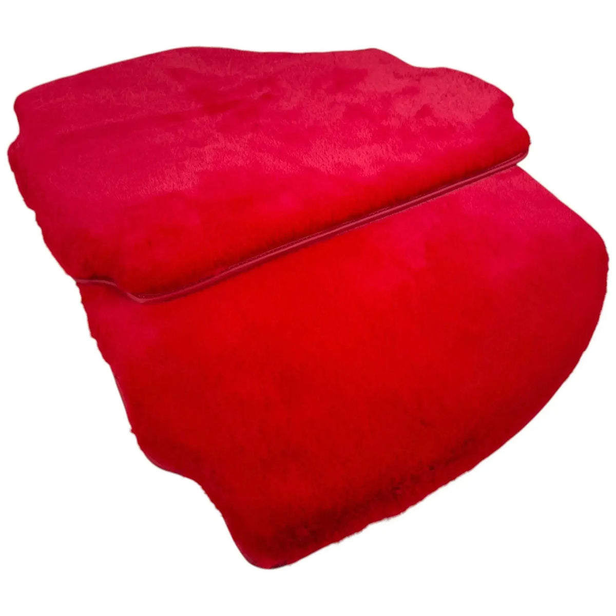 Red Sheepskin Floor Mats for Ferrari 458 GT2 (2012-2015)