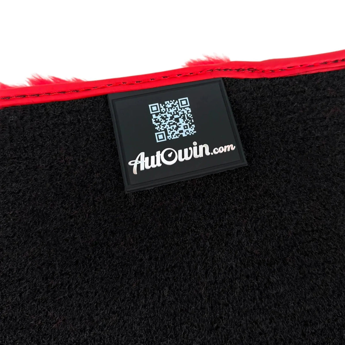 Red Sheepskin Floor Mats for Ferrari F12 Berlinetta (2012-2022)