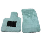Tiffany Blue Sheepskin Floor Mats For Rolls Royce Shadow 1965-1977 - AutoWin