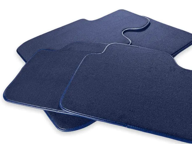 Floor Mats For Rolls Royce Ghost Series II (2021-2024) Dark Blue - AutoWin