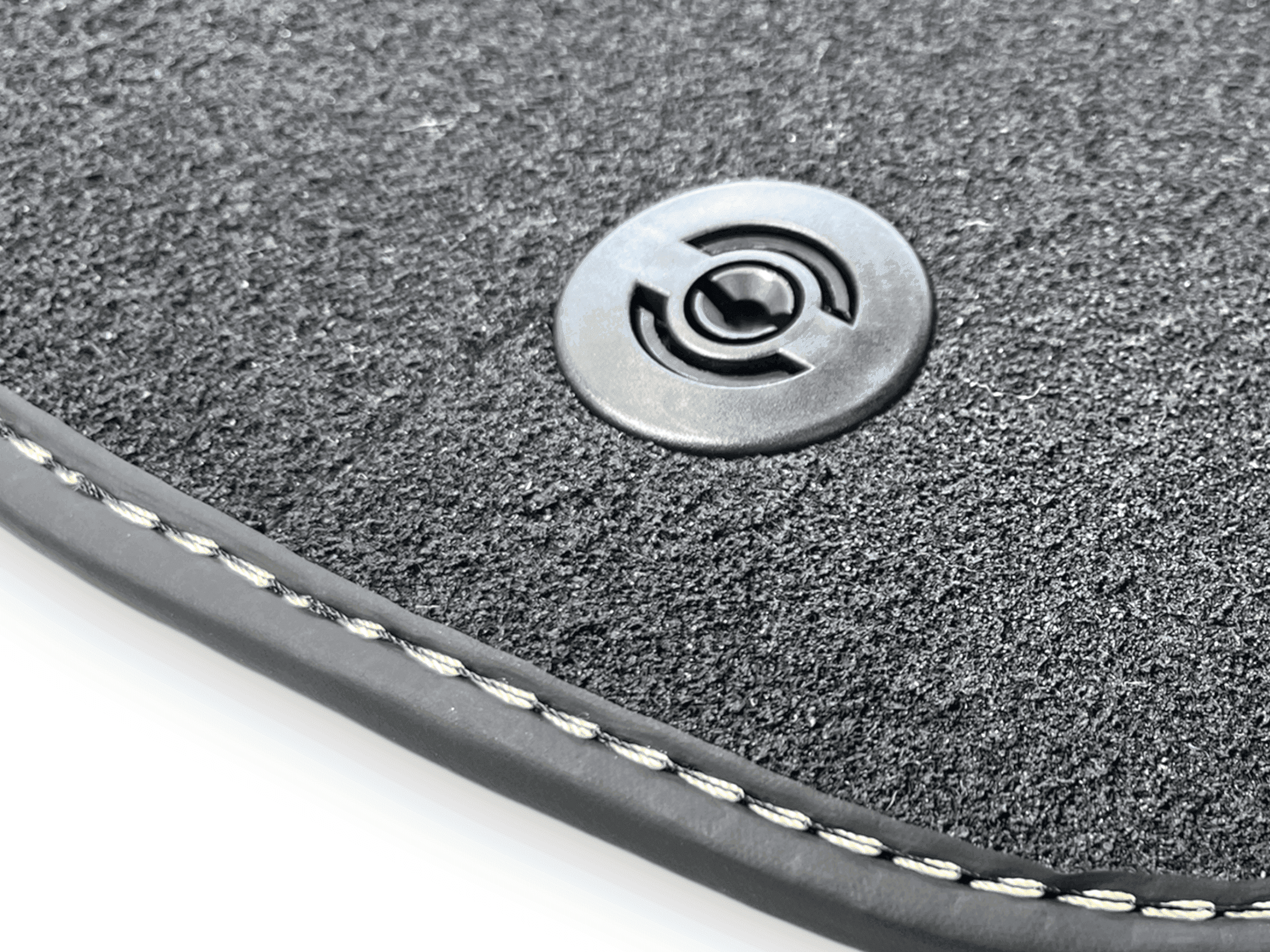 Beige Floor Mats For Ferrari 812 Superfast With Alcantara Leather - AutoWin