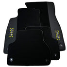 Black Floor Mats for Audi A4 - B7 Sedan (2005-2008) | Fighter Jet Edition - AutoWin