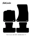 Black Floor Mats for Audi Q5 8R (2008-2017) | No Steps - AutoWin