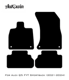 Black Floor Mats for Audi Q5 FYT Sportback (2021-2024) | No Steps - AutoWin