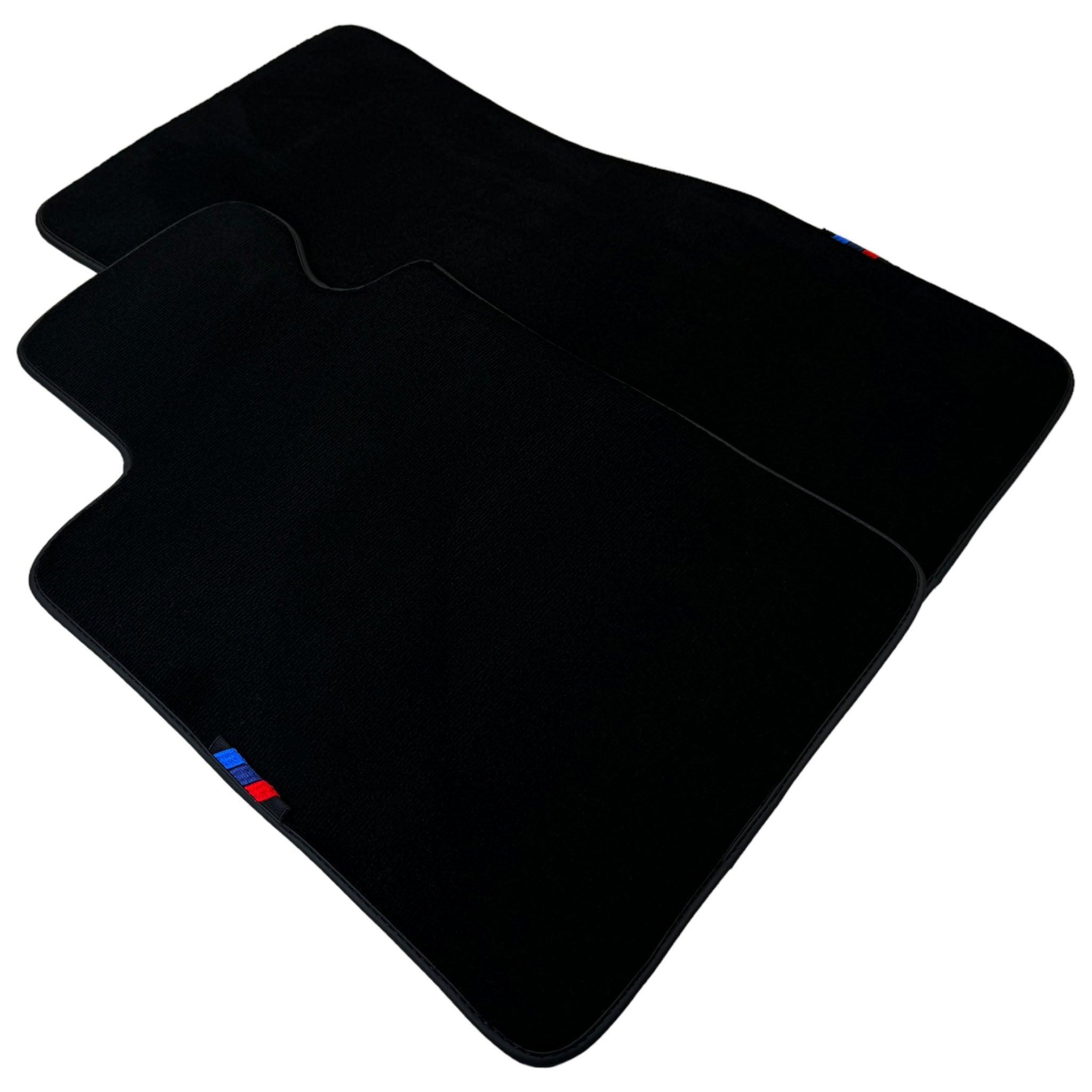 Black Floor Mats For BMW 3 Series E46 Coupe | Black Trim - AutoWin