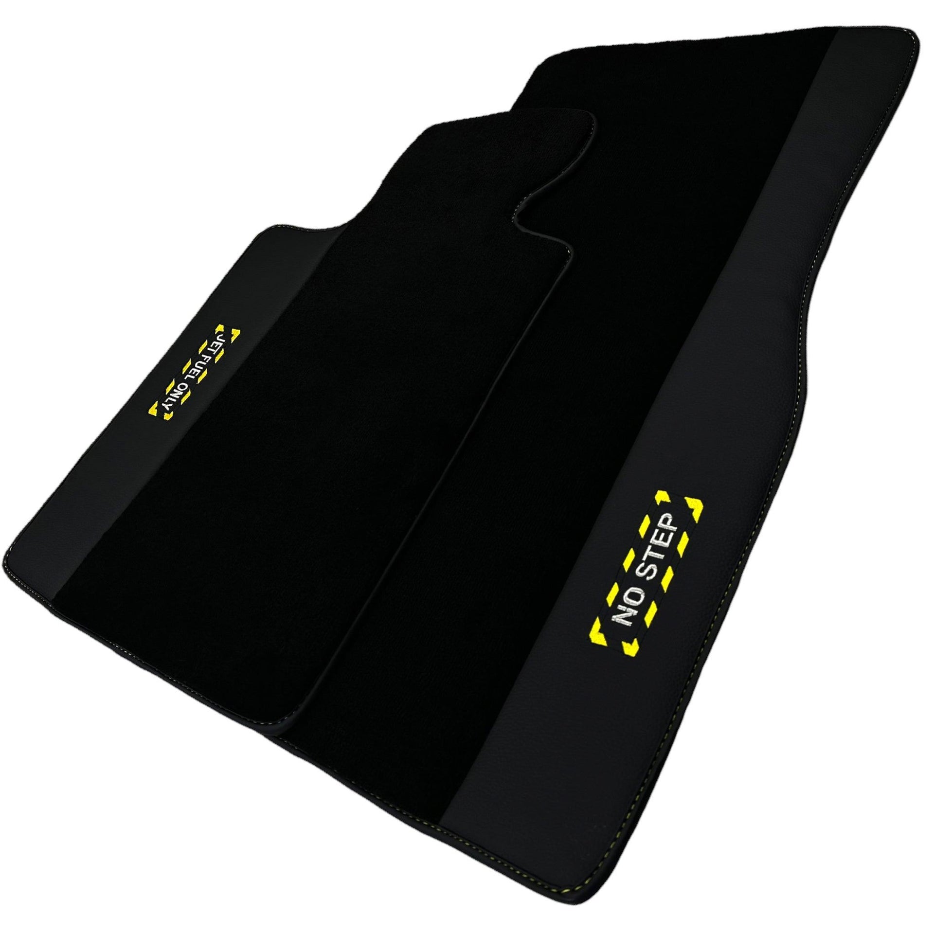 Black Floor Mats For BMW X4M Series F98 | Fighter Jet Edition - AutoWin