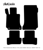 Black Floor Mats For Mercedes Benz C-Class W204 Sedan (2007-2014) | AutoWin Edition - AutoWin