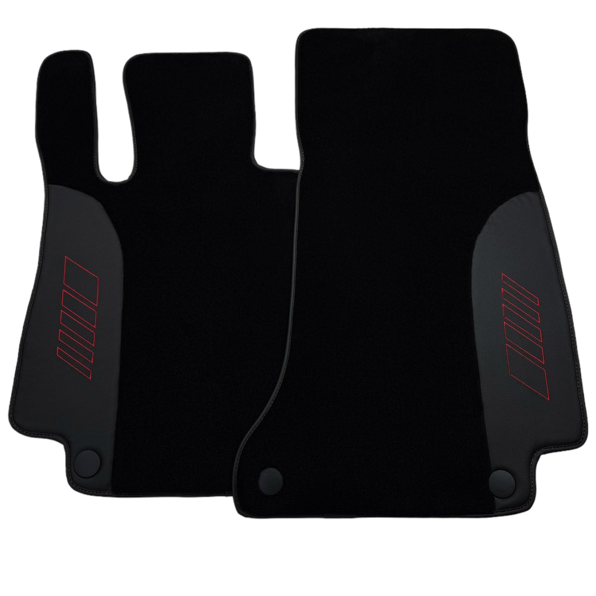 Black Floor Mats For Mercedes Benz E-Class A207 Convertible (2010-2013) | AutoWin Edition - AutoWin