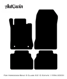 Black Floor Mats For Mercedes Benz E-Class S210 Estate (1996-2003) | AutoWin Edition - AutoWin
