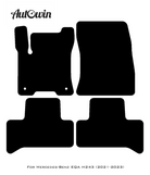 Black Floor Mats For Mercedes Benz EQA-Class H243 (2021-2023) | AutoWin Edition - AutoWin