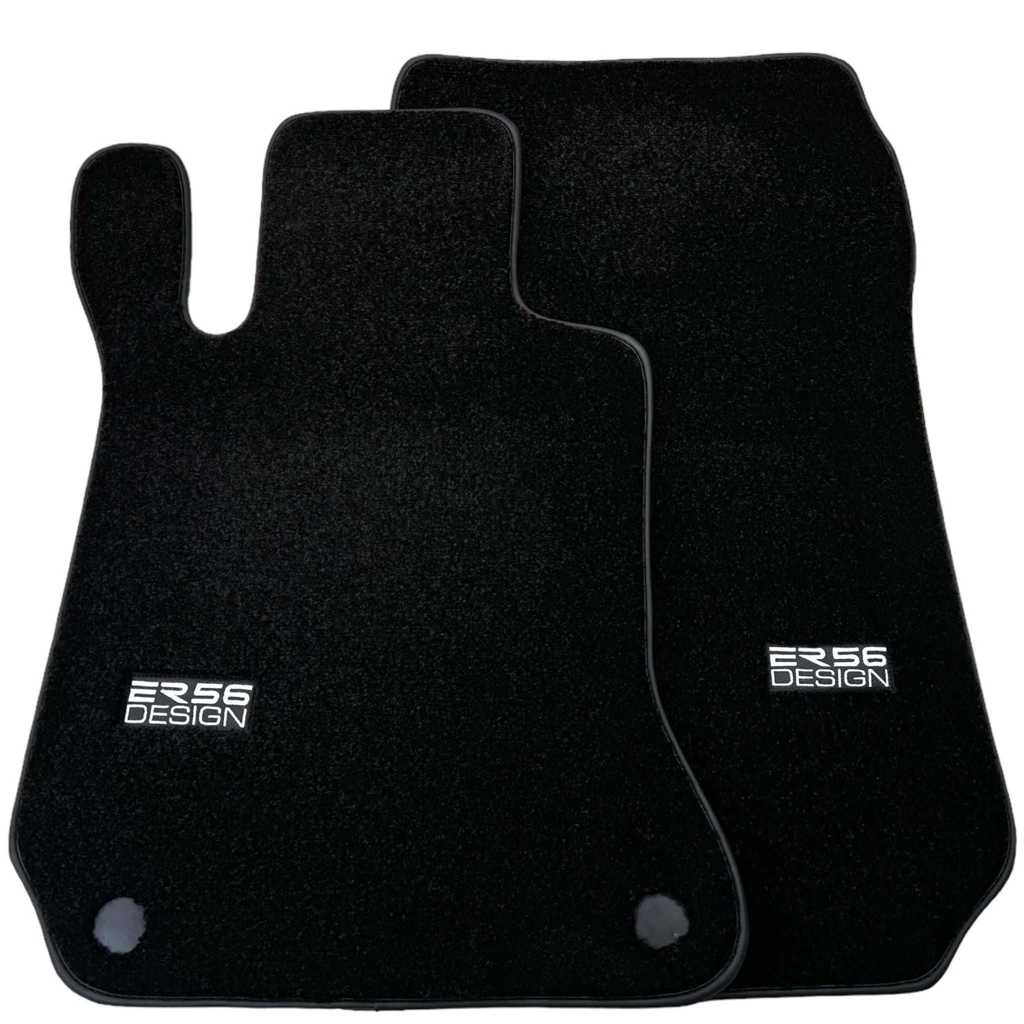 Black Luxury Floor Mats For Mercedes Benz E-Class W211 Sedan 4Matic (2002-2009) | ER56 Design - AutoWin