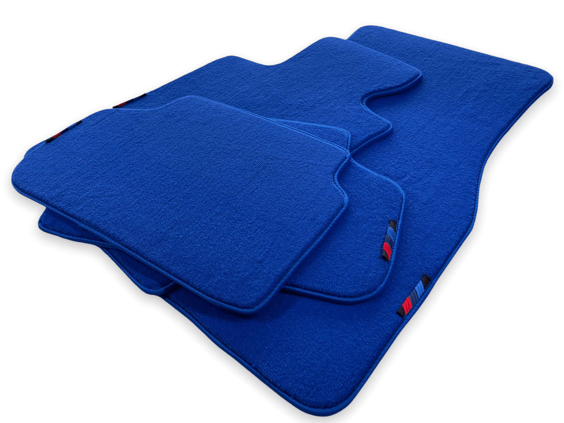 Blue Floor Mats For BMW M5 Series F90 With M Package - AutoWin