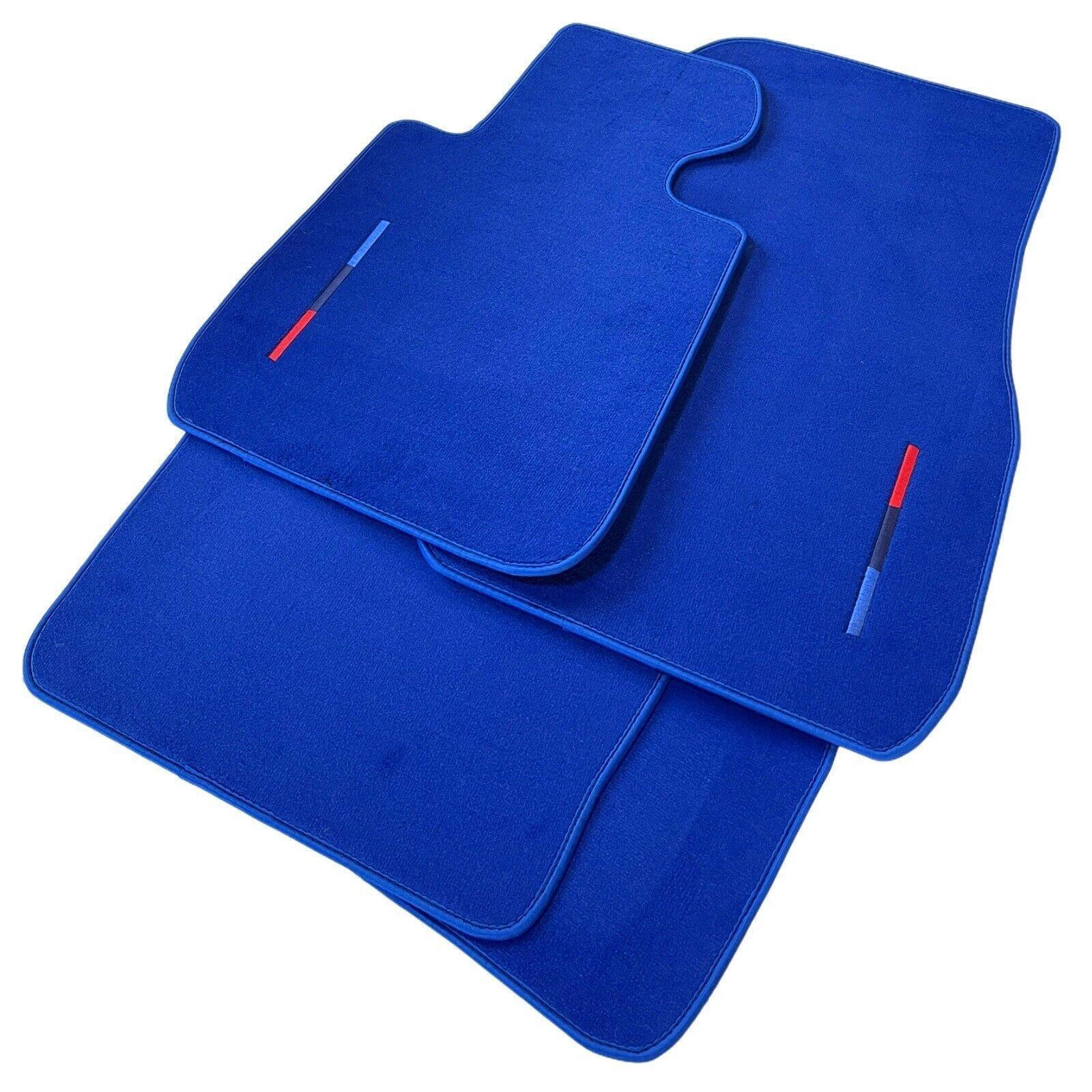 Blue Mats For BMW 3 Series E46 Convertible With M Package - AutoWin