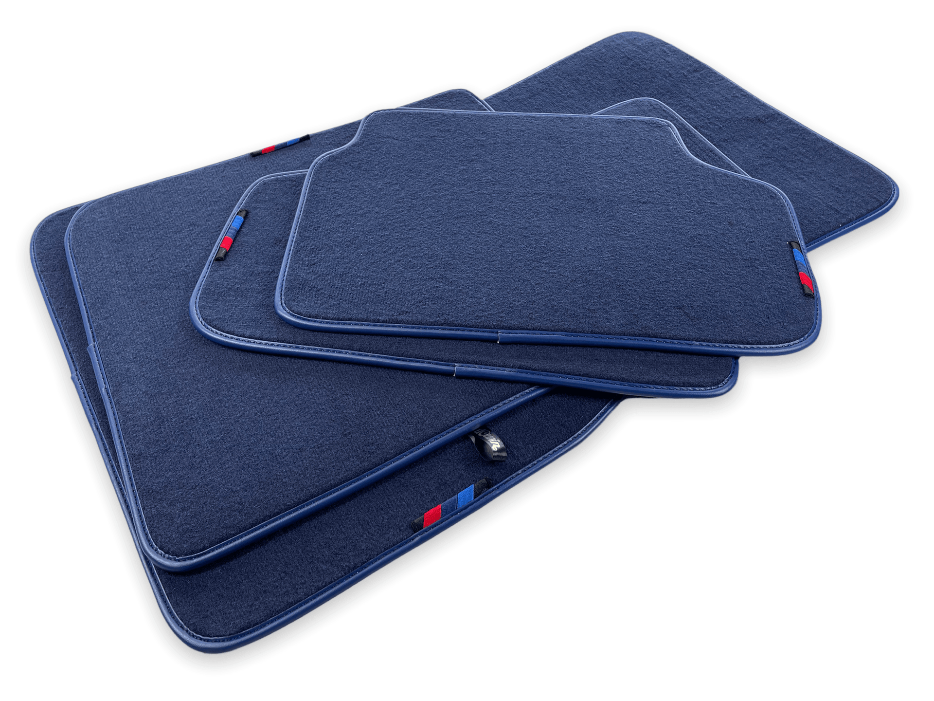 Dark Blue Floor Mats For BMW M2 Series F87 With M Package - AutoWin