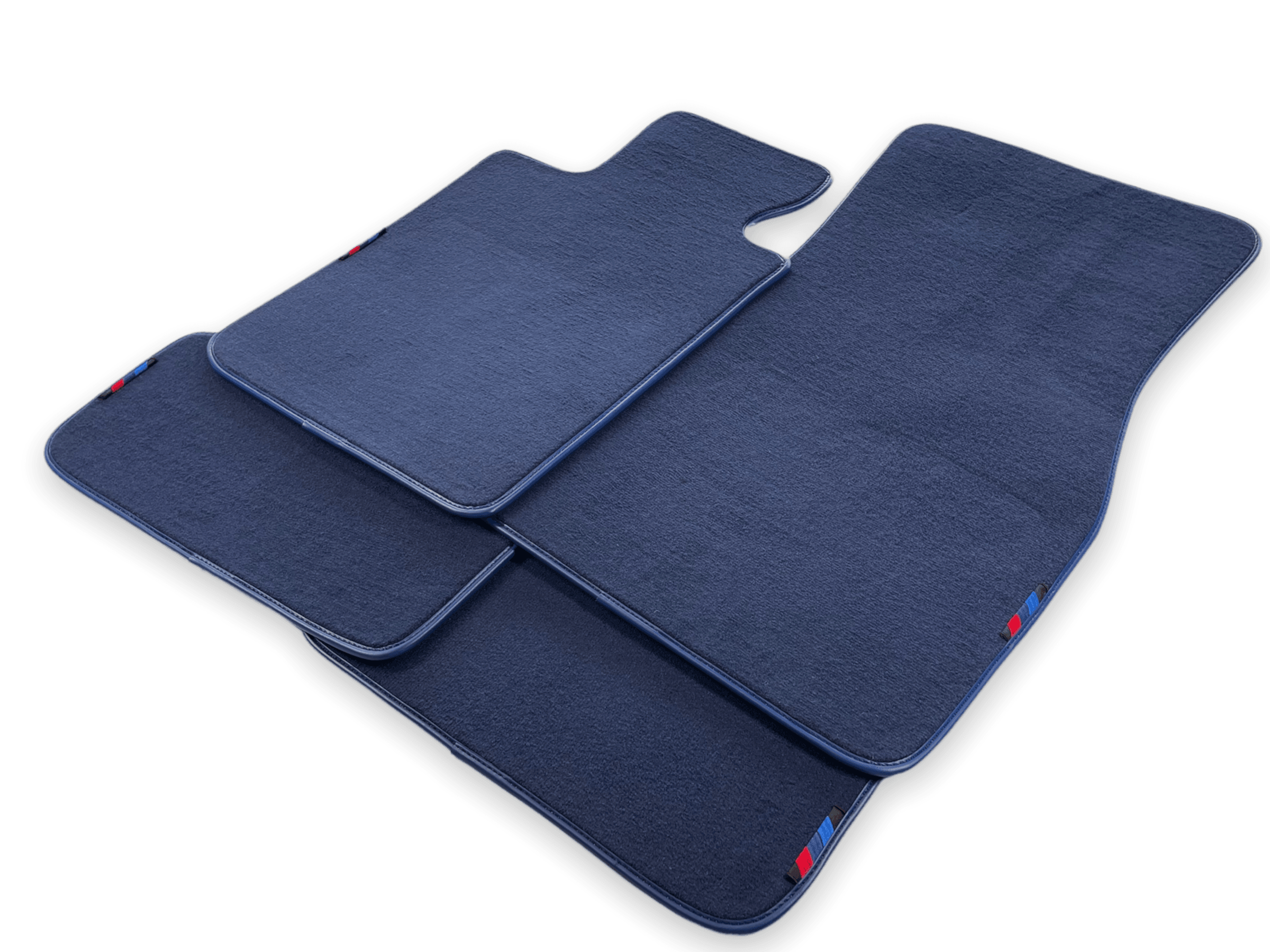 Dark Blue Floor Mats For BMW M8 Series Convertible F91 With M Package - AutoWin