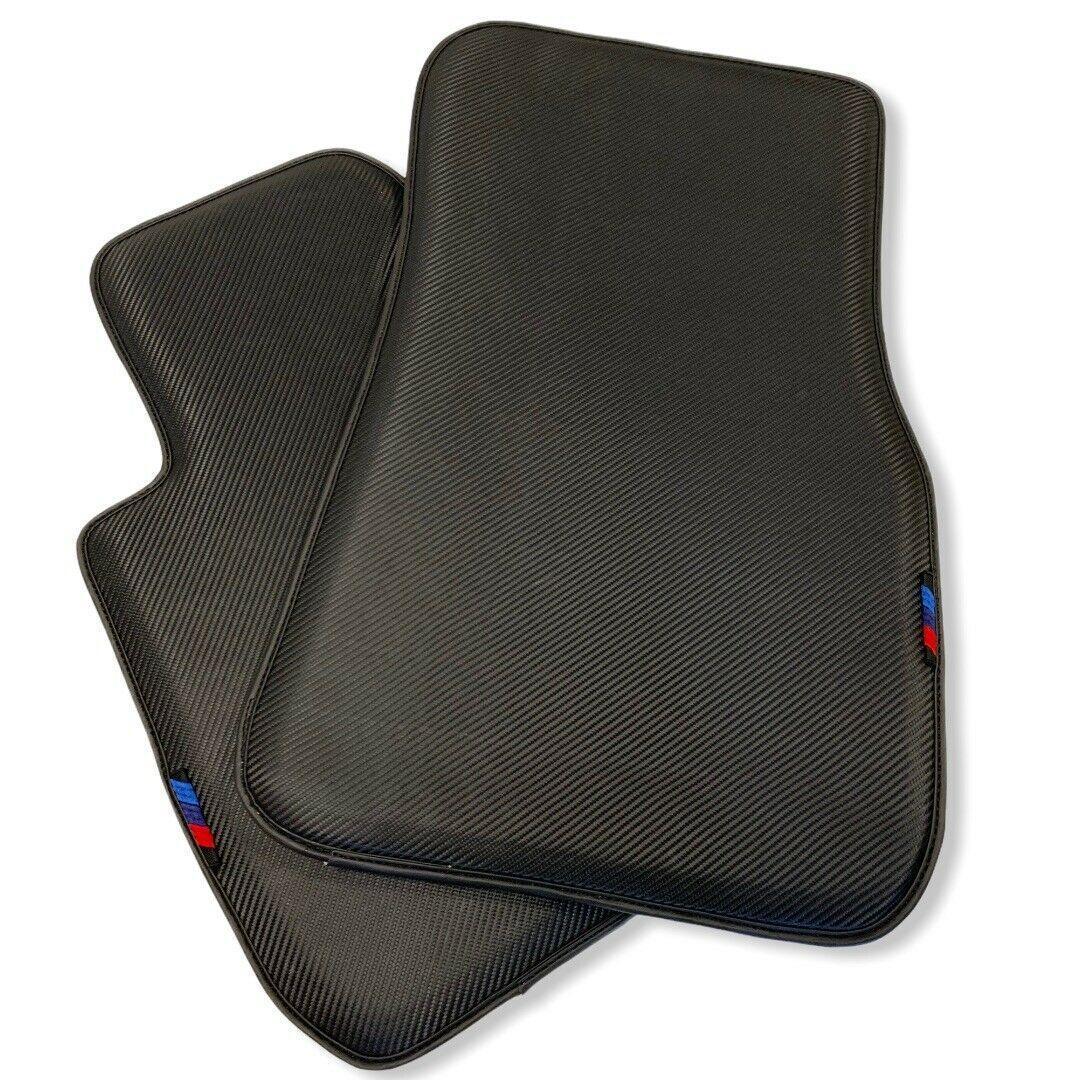 Floor Mats For BMW 2 Series G42 2-door Coupe Autowin Brand Carbon Fiber Leather - AutoWin