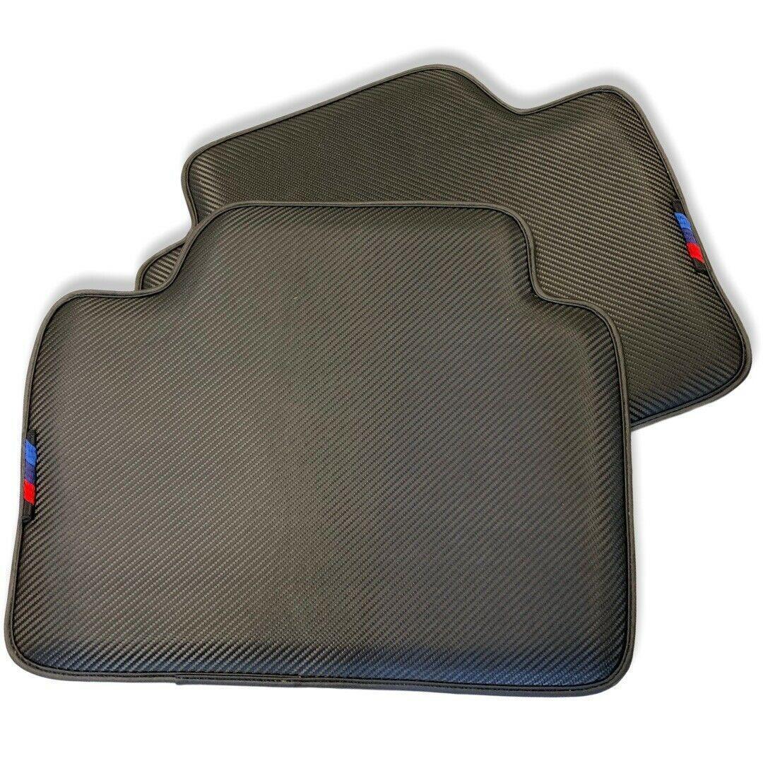 Floor Mats For BMW M6 F13 Coupe Autowin Brand Carbon Fiber Leather - AutoWin
