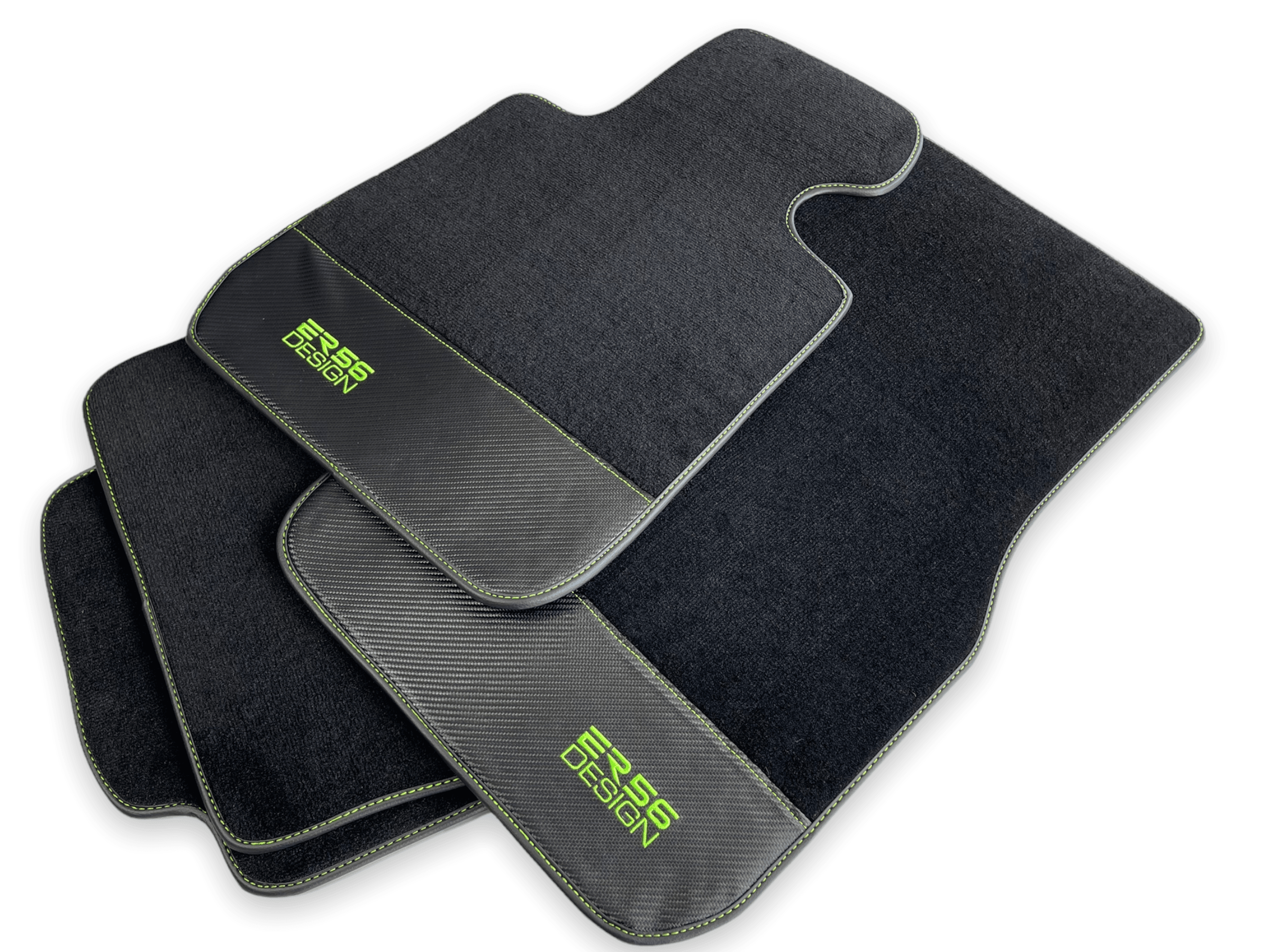 Floor Mats For BMW X5 Series G05 Carbon Leather Er56 Design - AutoWin