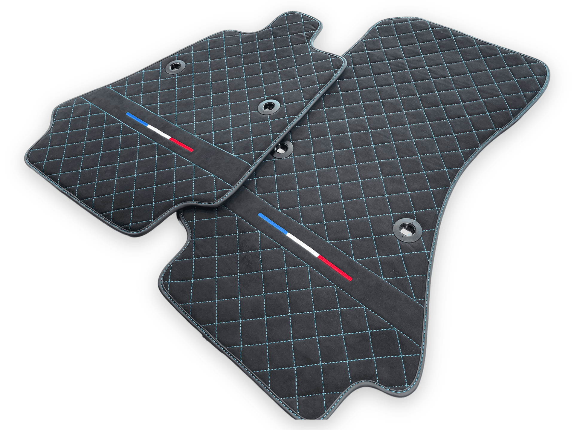 Floor Mats For Bugatti Chiron Alcantara Leather Limited Edition - AutoWin