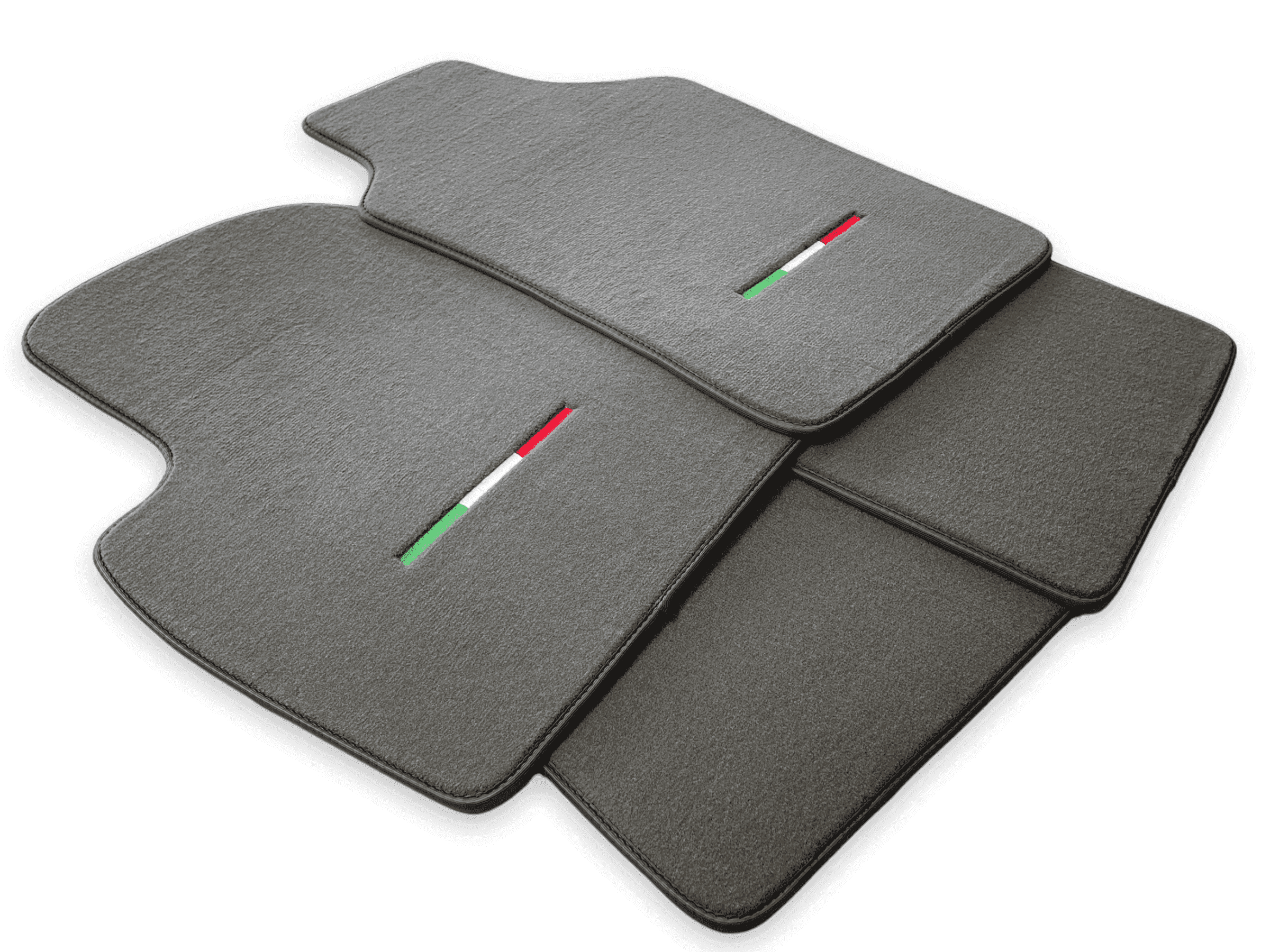Gray Floor Mats for Fiat Punto Evo (2009-2012) 5 Doors - AutoWin