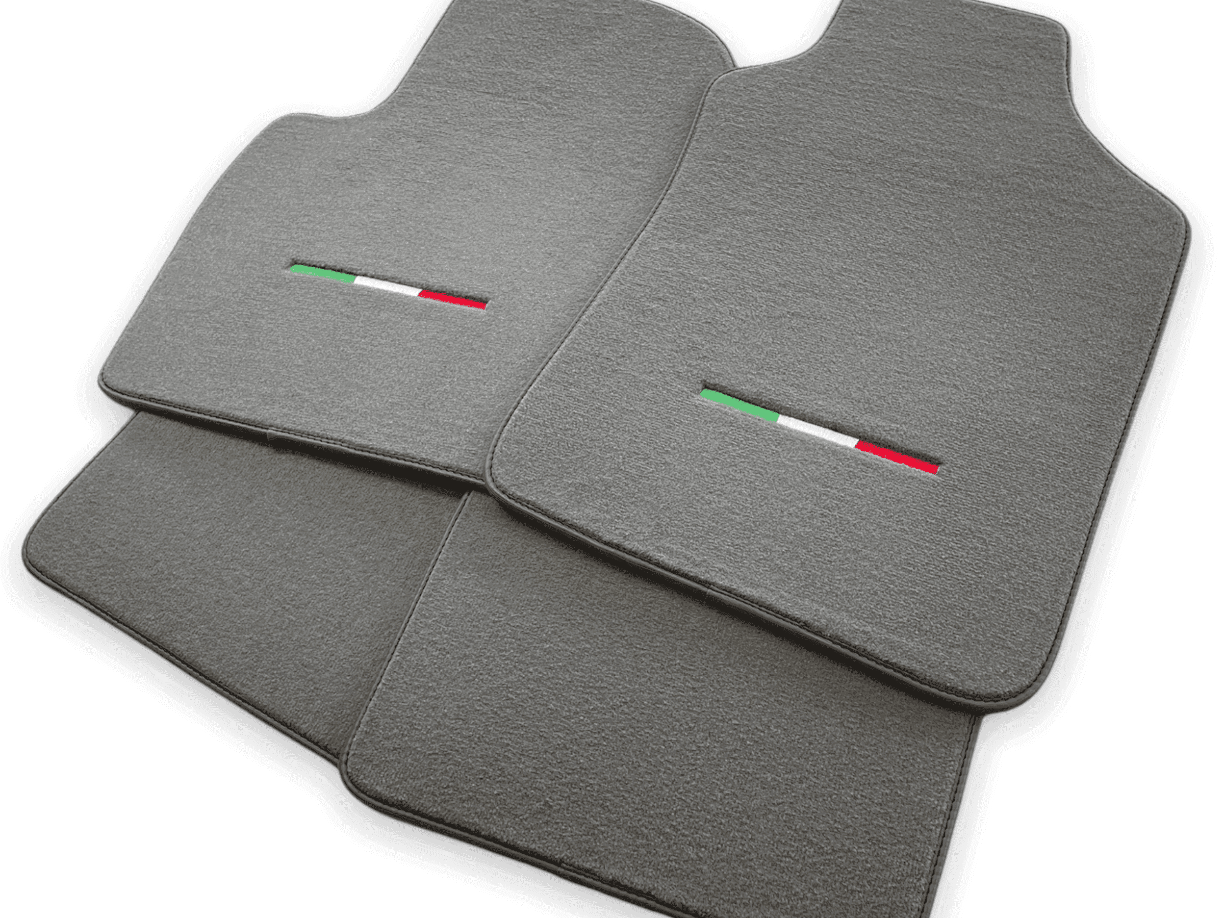 Gray Floor Mats for Fiat Punto Evo (2009-2012) 5 Doors - AutoWin