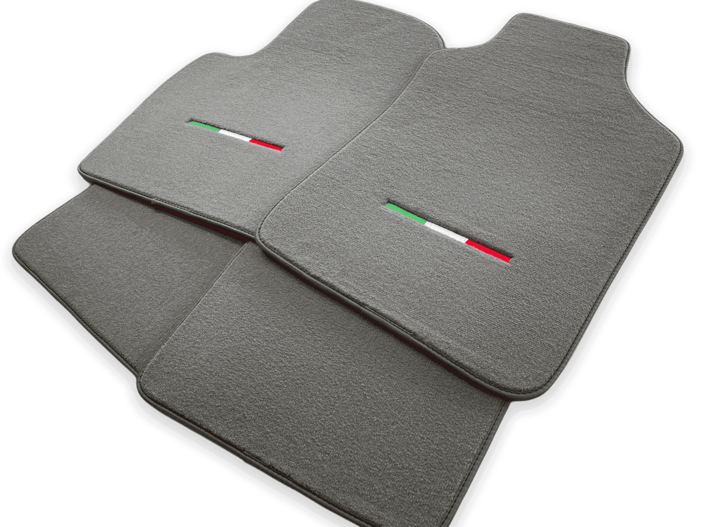 Gray Floor Mats for Fiat Punto Evo (2009-2012) 5 Doors - AutoWin