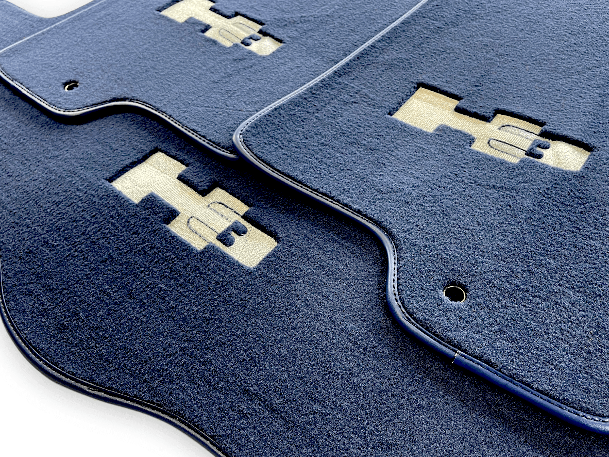Floor Mats For Hummer H3 2005-2010 Tailored Dark Blue Color Carpets - AutoWin