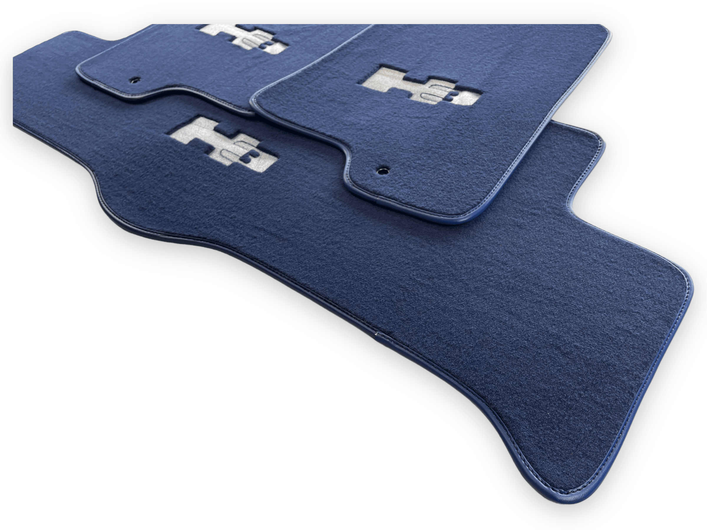Floor Mats For Hummer H3 2005-2010 Tailored Dark Blue Color Carpets - AutoWin