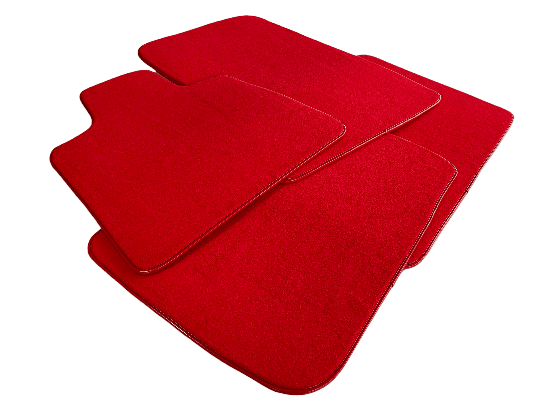 Floor Mats For Rolls Royce Ghost Series II (2021-2024) Red - AutoWin