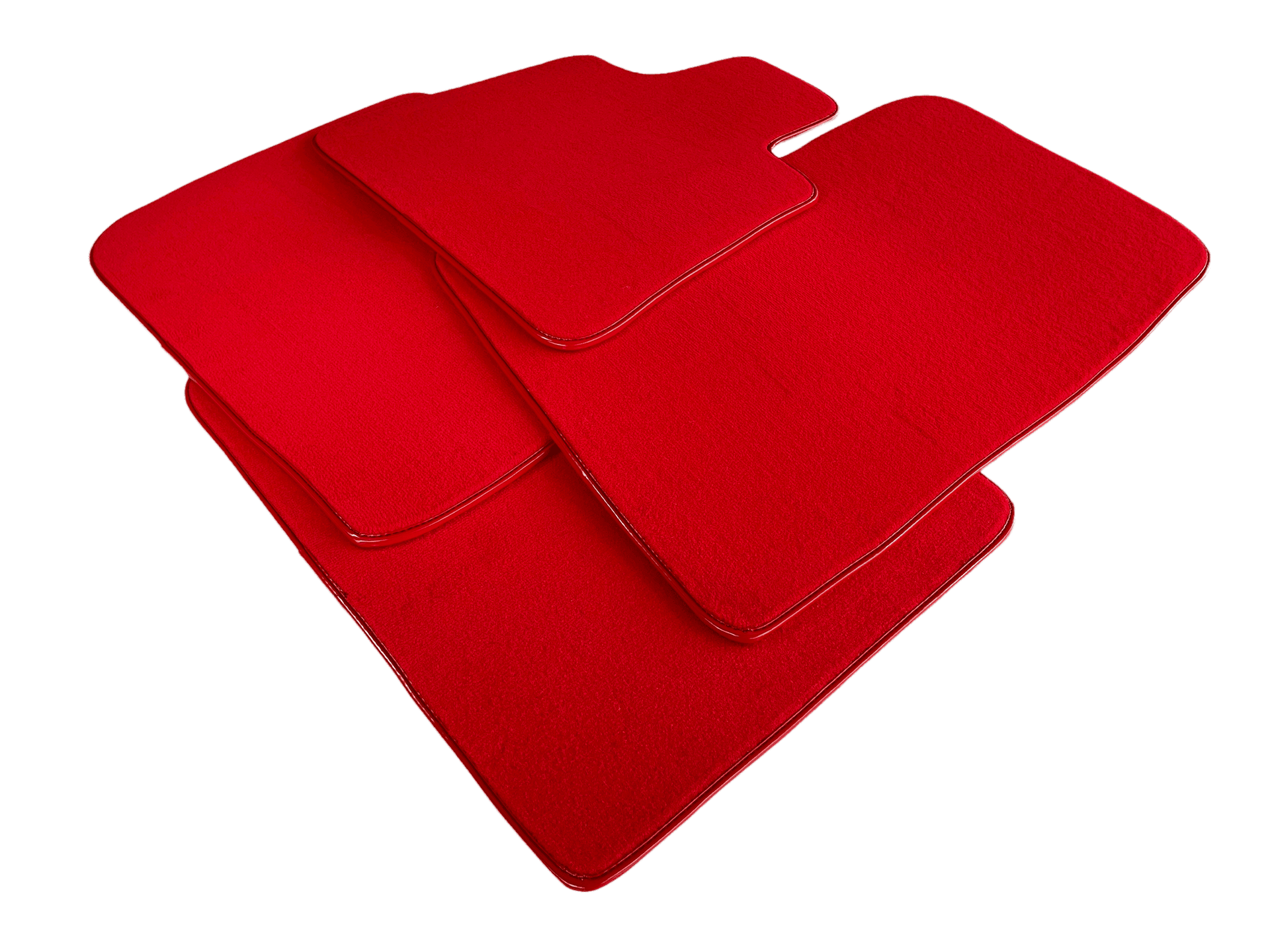 Floor Mats For Rolls Royce Ghost Series II (2021-2024) Red - AutoWin