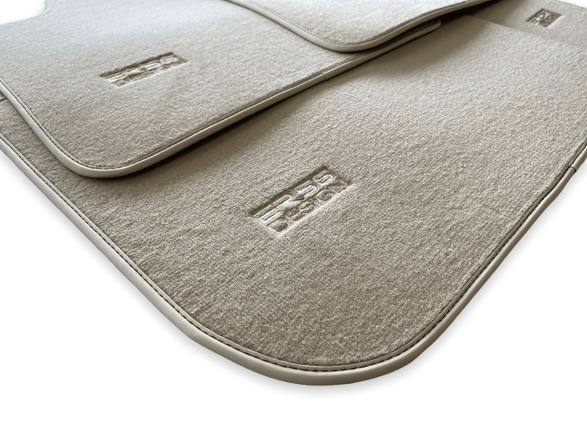 Floor Mats For Rolls Royce Wraith 2013-2023 Beige Er56 Design - AutoWin