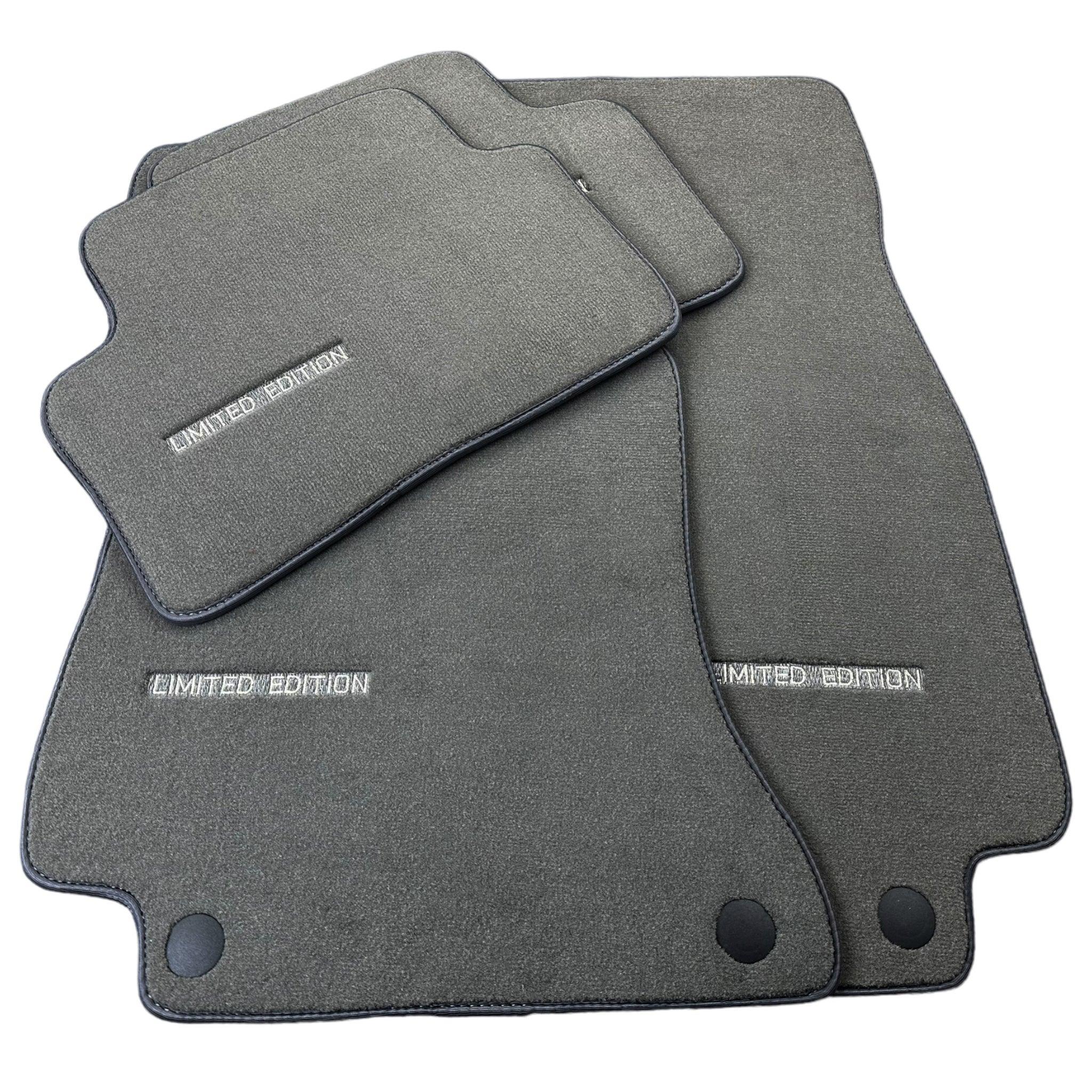 Gray Floor Mats For Mercedes Benz C-Class S205 Wagon Facelift (2018-2023) Hybrid | Limited Edition - AutoWin