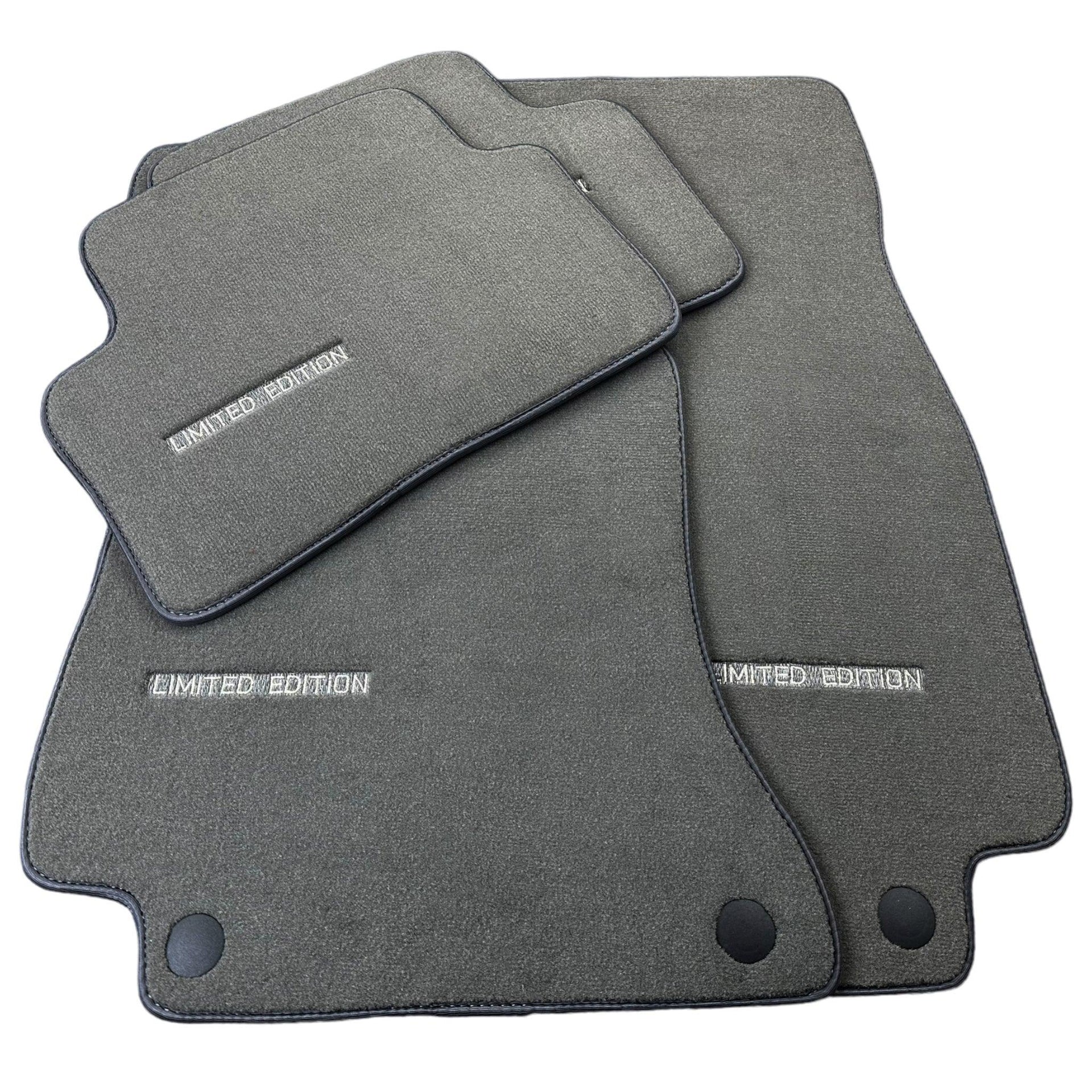 Gray Floor Mats For Mercedes Benz CLK-Class C209 Coupe (2002-2009) | Limited Edition - AutoWin