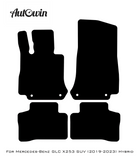 Gray Floor Mats For Mercedes Benz GLC-Class X253 SUV (2019-2023) Hybrid | Limited Edition - AutoWin