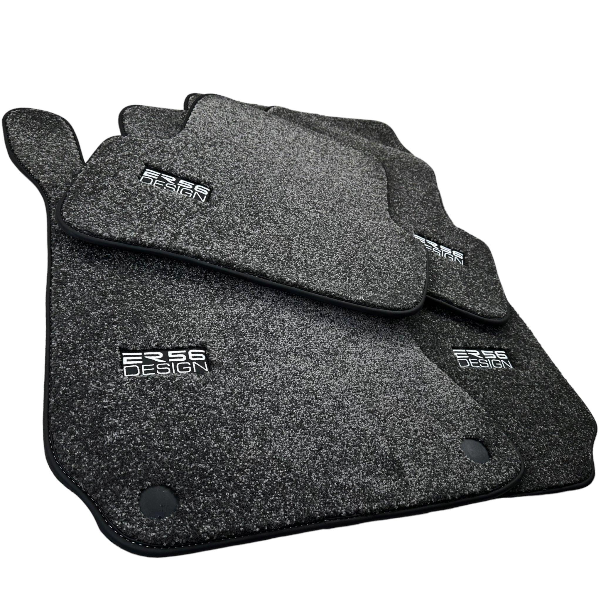 Gray Luxury Floor Mats For Mercedes Benz GLS-Class X166 (2016-2019) | ER56 Design - AutoWin