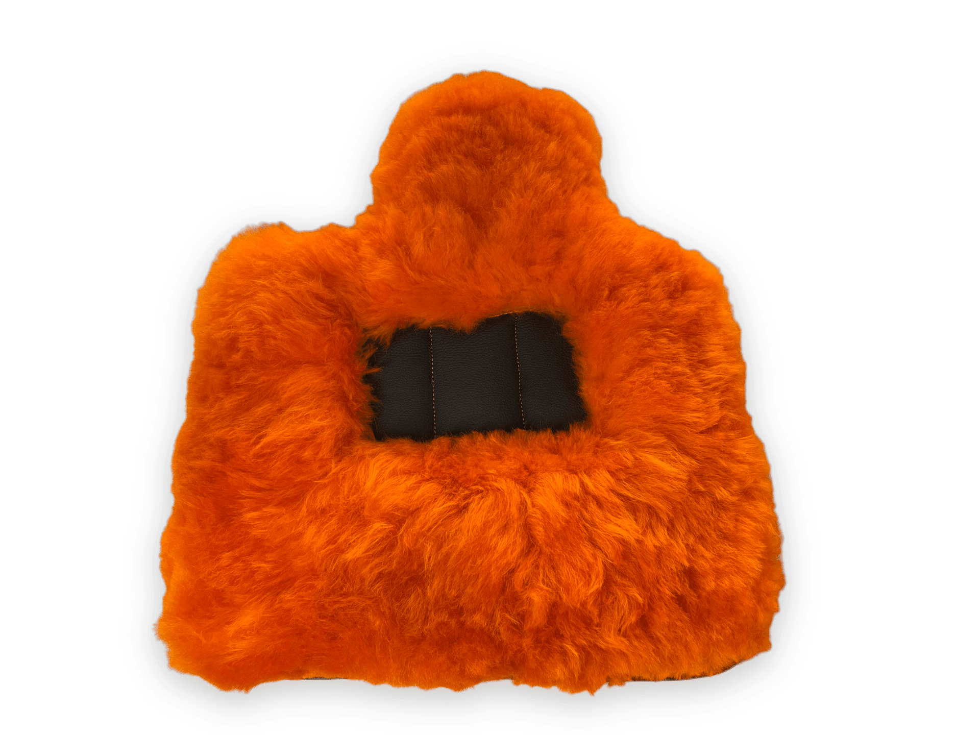 Orange Sheepskin Floor Mats For Rolls Royce Shadow 1965-1977 Er56 Design Brand - AutoWin