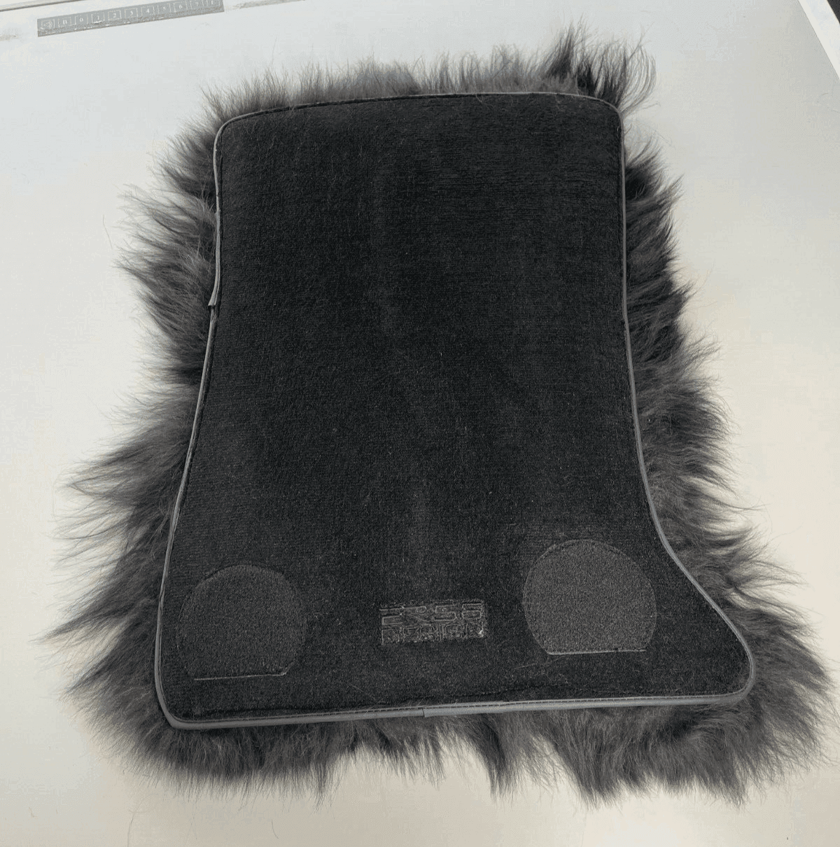 Sheepskin Floor Mats For Rolls Royce Ghost Series II (2021-2024) Er56 Design Brand - AutoWin