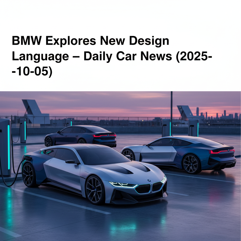 BMW Explores New Design Language – Daily Car News (2025-10-05)