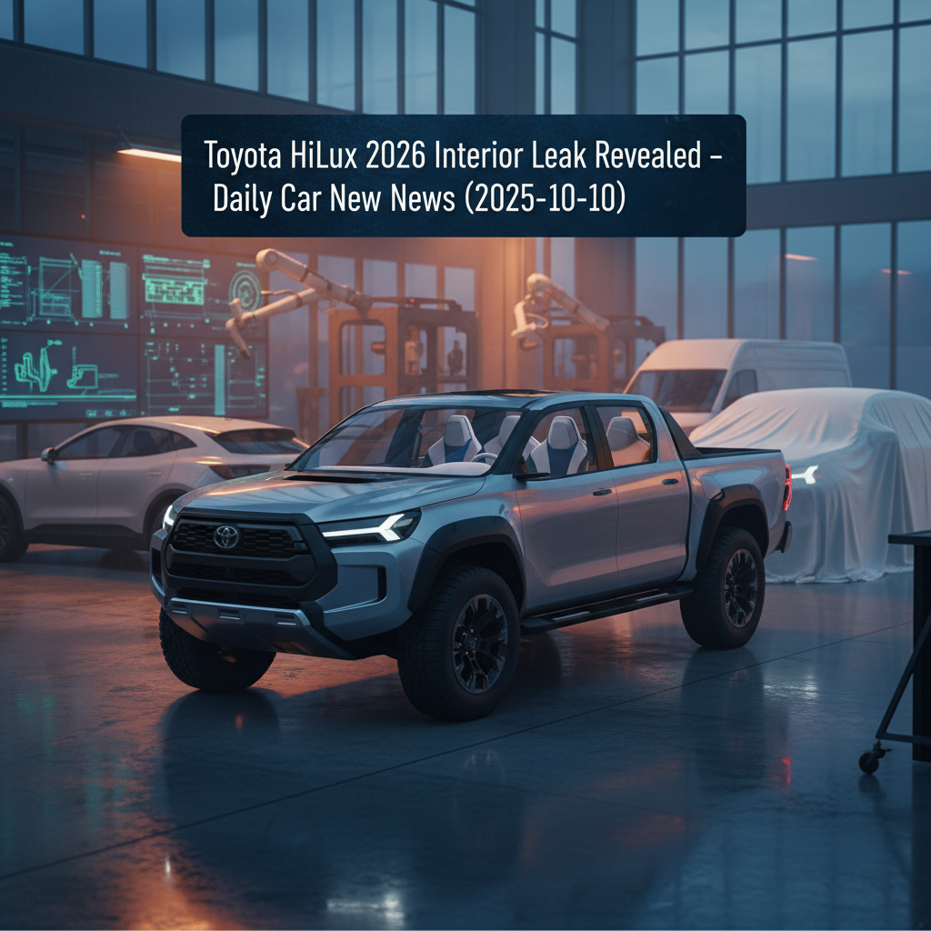 Toyota HiLux 2026 Interior Leak Revealed – Daily Car News (2025-10-10)