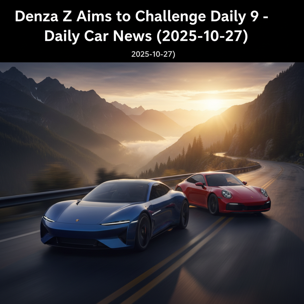 Denza Z will Porsche 911 herausfordern – Daily Car News (27.10.2025)