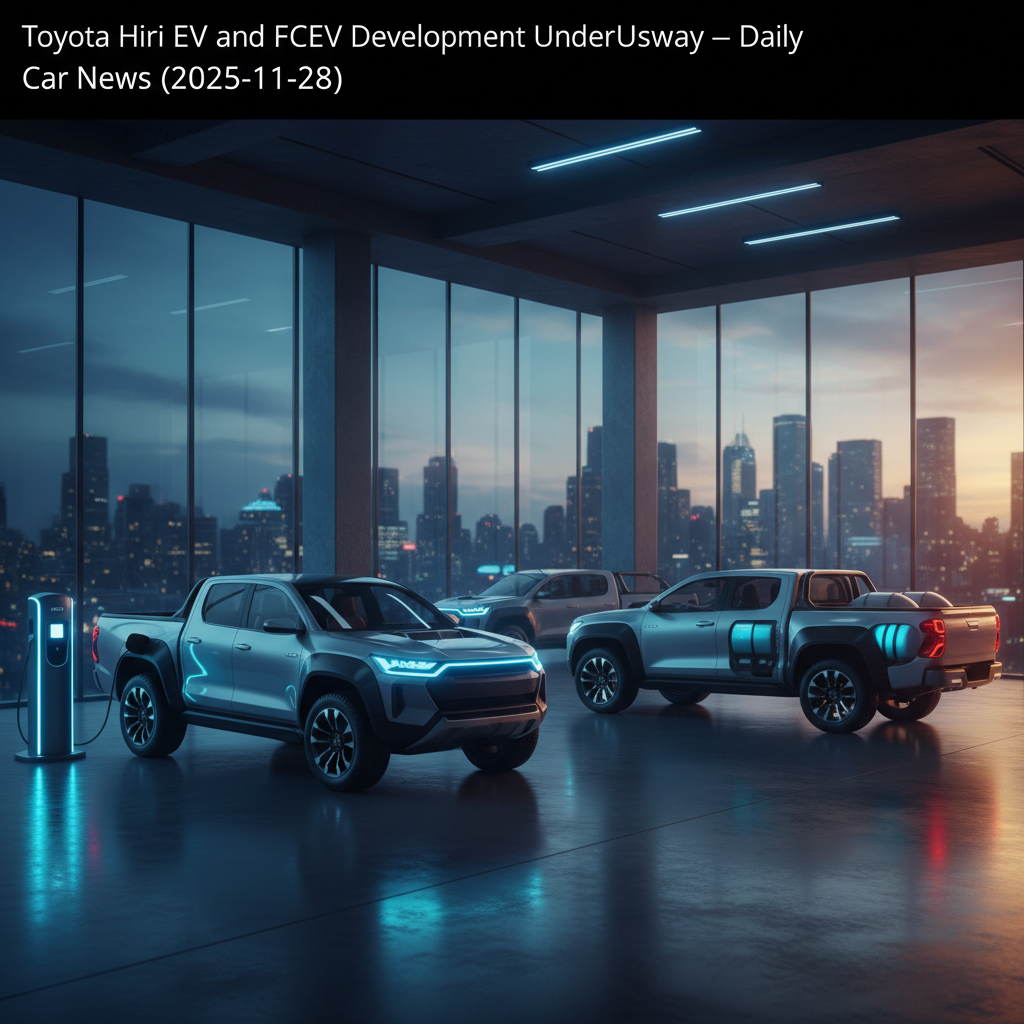 Rassegna Giornaliera: Toyota HiLux EV e FCEV Prendono Forma,