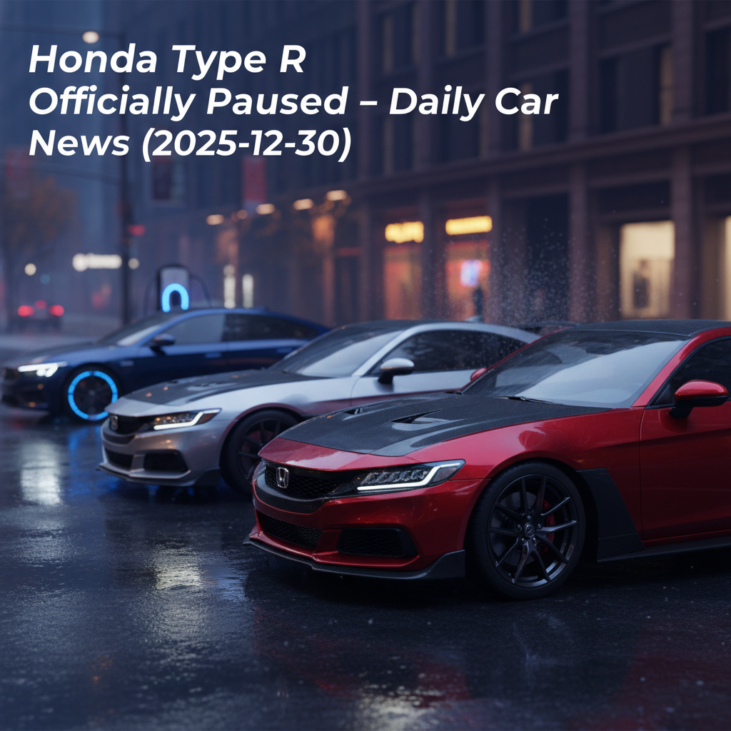 Honda Prelude Type R Officially Paused – Daily Car News (2025-12-30)